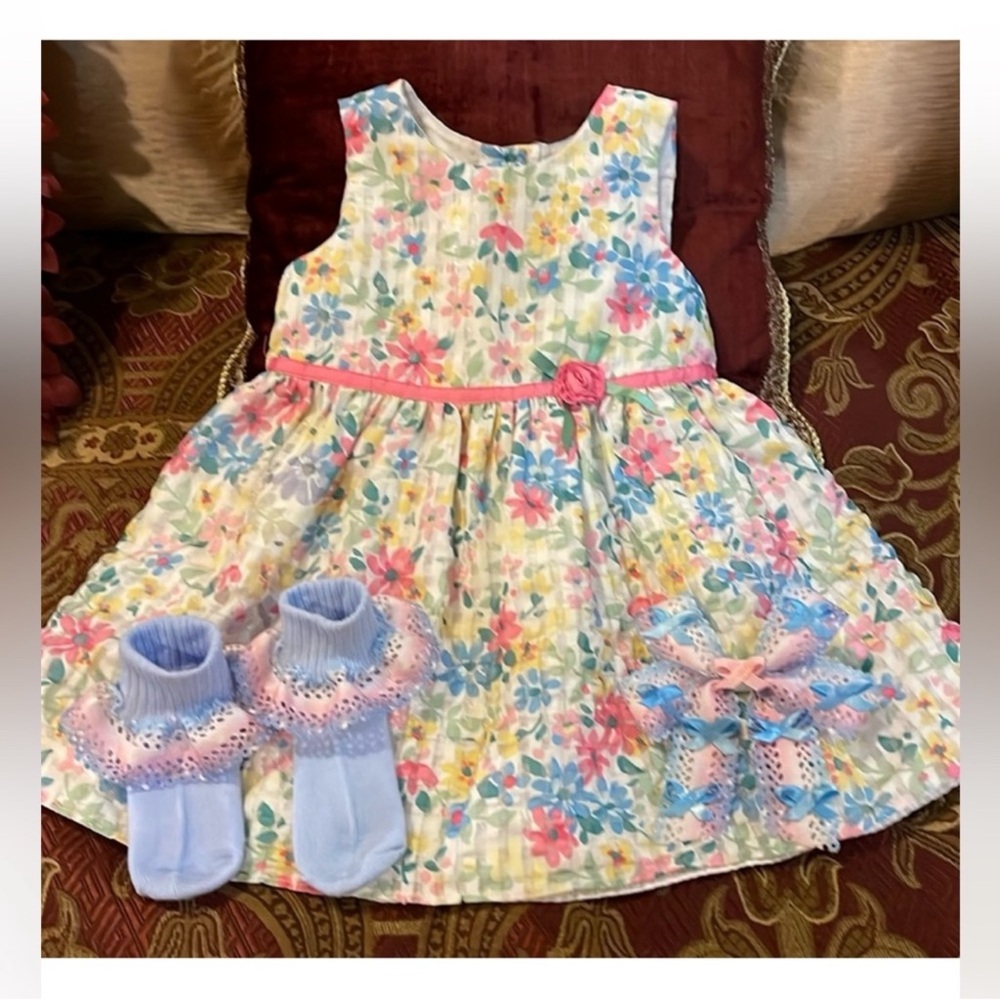 George kids dress size 24 months & socks and bow price is firm